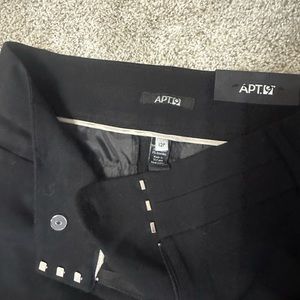 Apt 9 black dress pants NWT